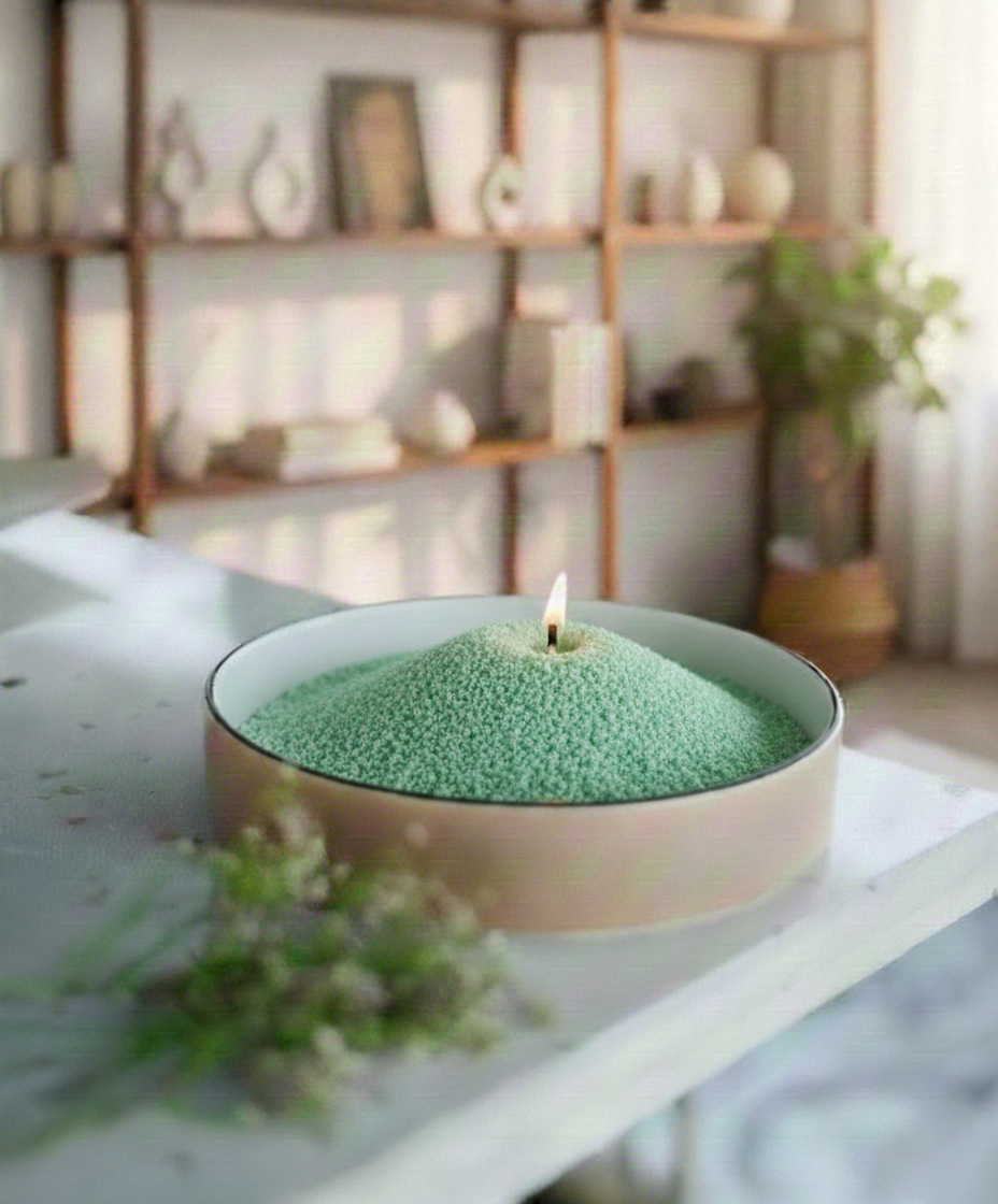 Mombatti Pearled Candle