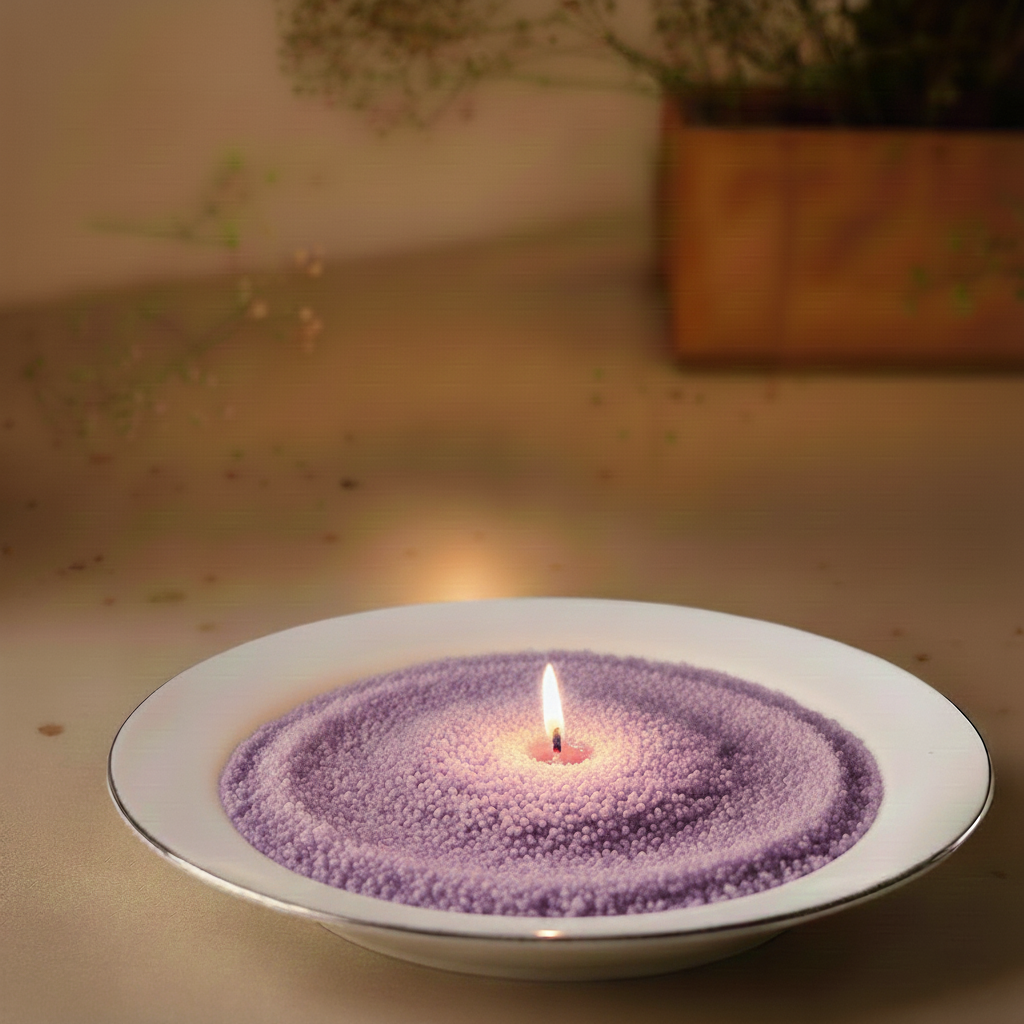 Mombatti Pearled Candle