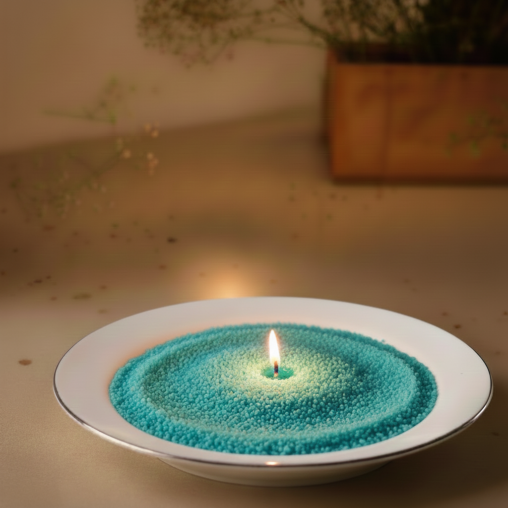 Mombatti Pearled Candle