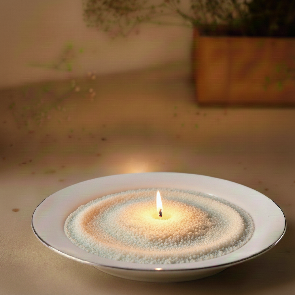 Mombatti Pearled Candle