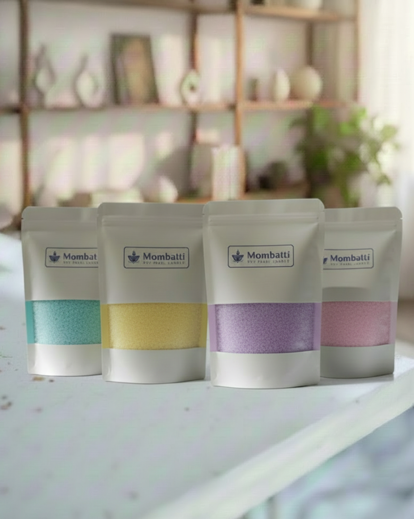 Pearled candle (Pack of 4)