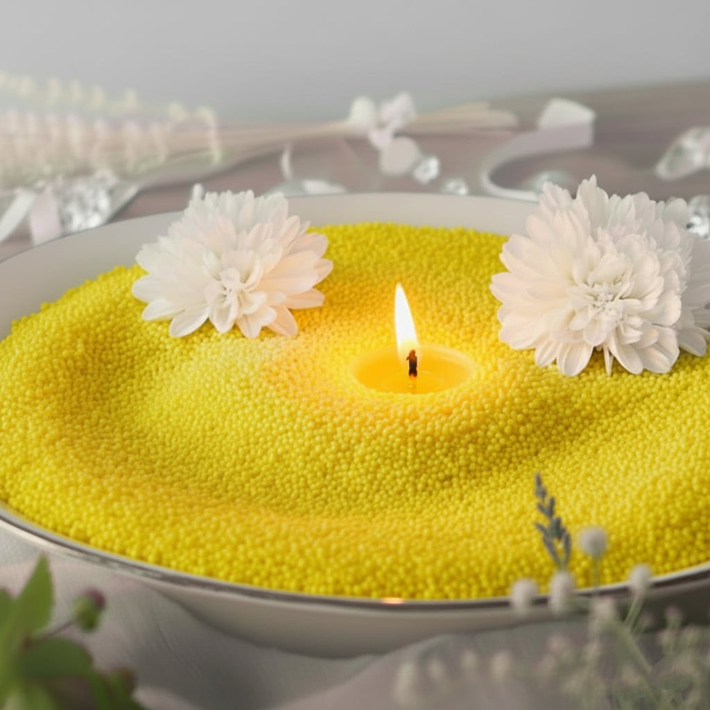 Lemon Pearled Candle