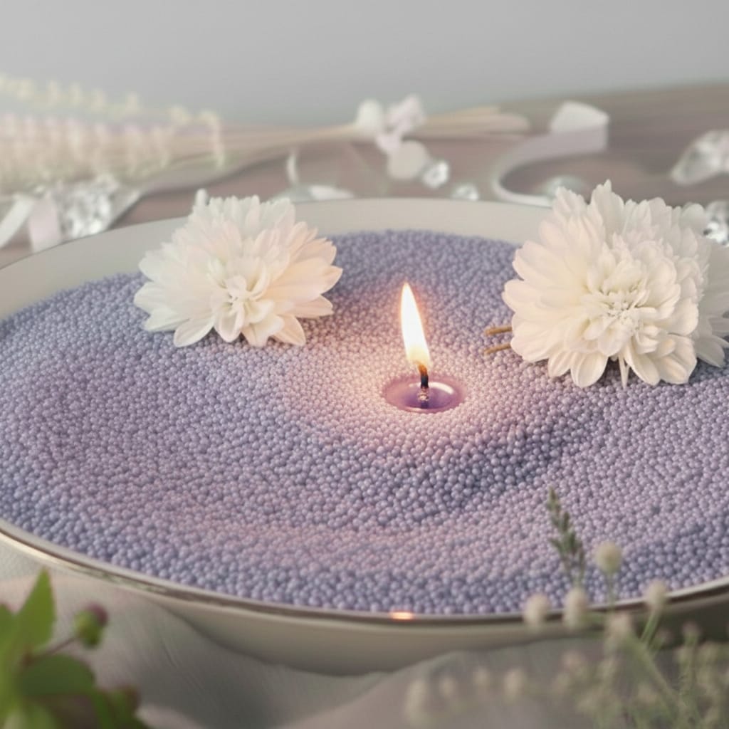 Lavender Pearl Candle