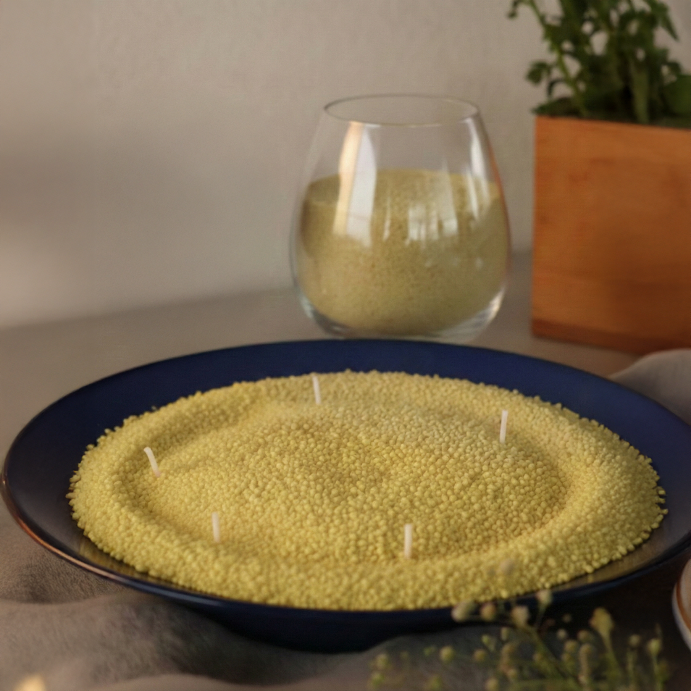 Lemon Pearled Candle